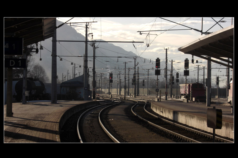 Blick vom Bahnhof Wörgl