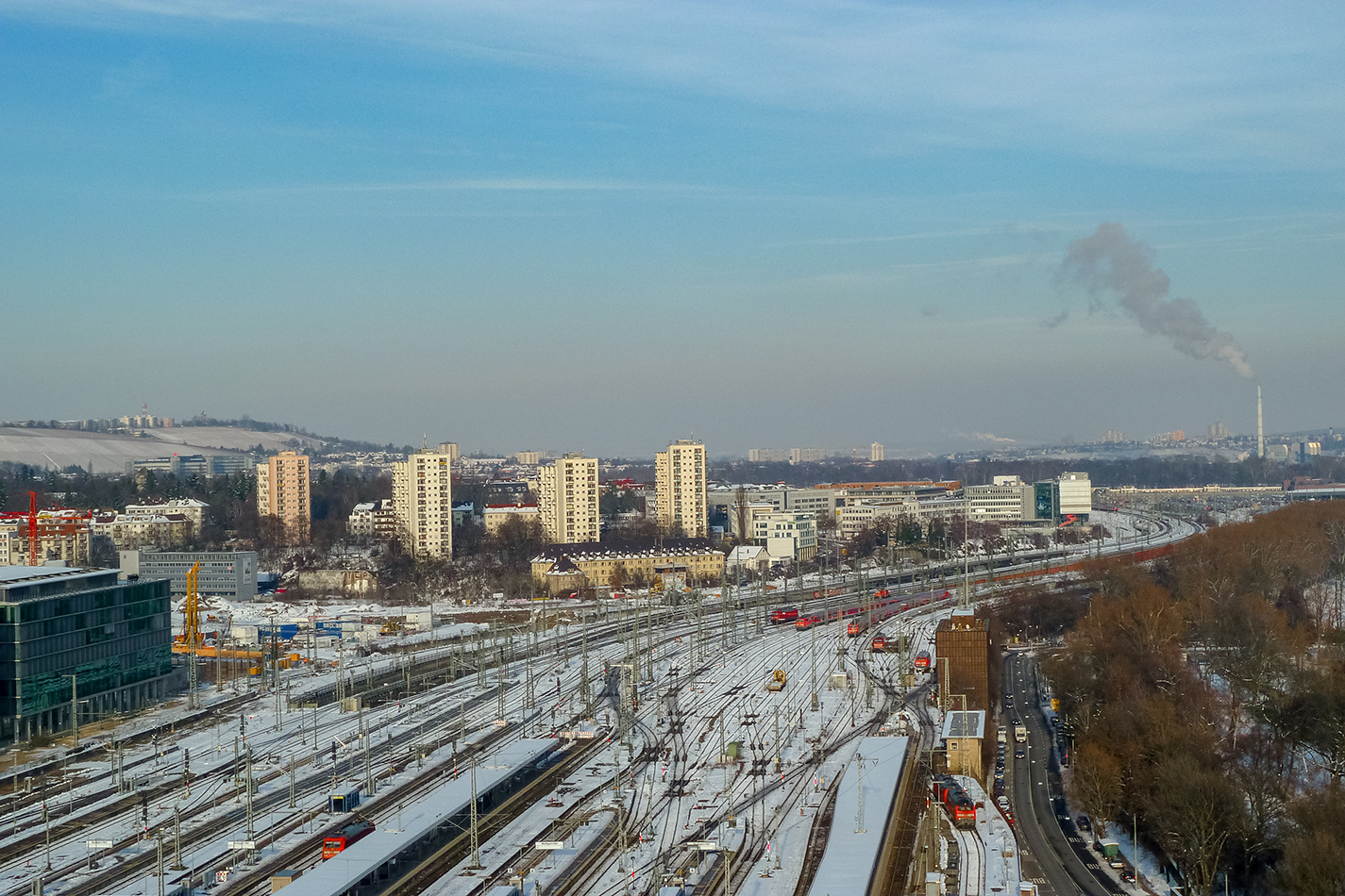 Blick vom Bahnhofsturm