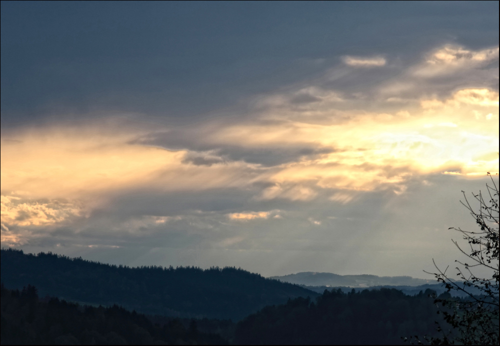 Blick vom Balkon