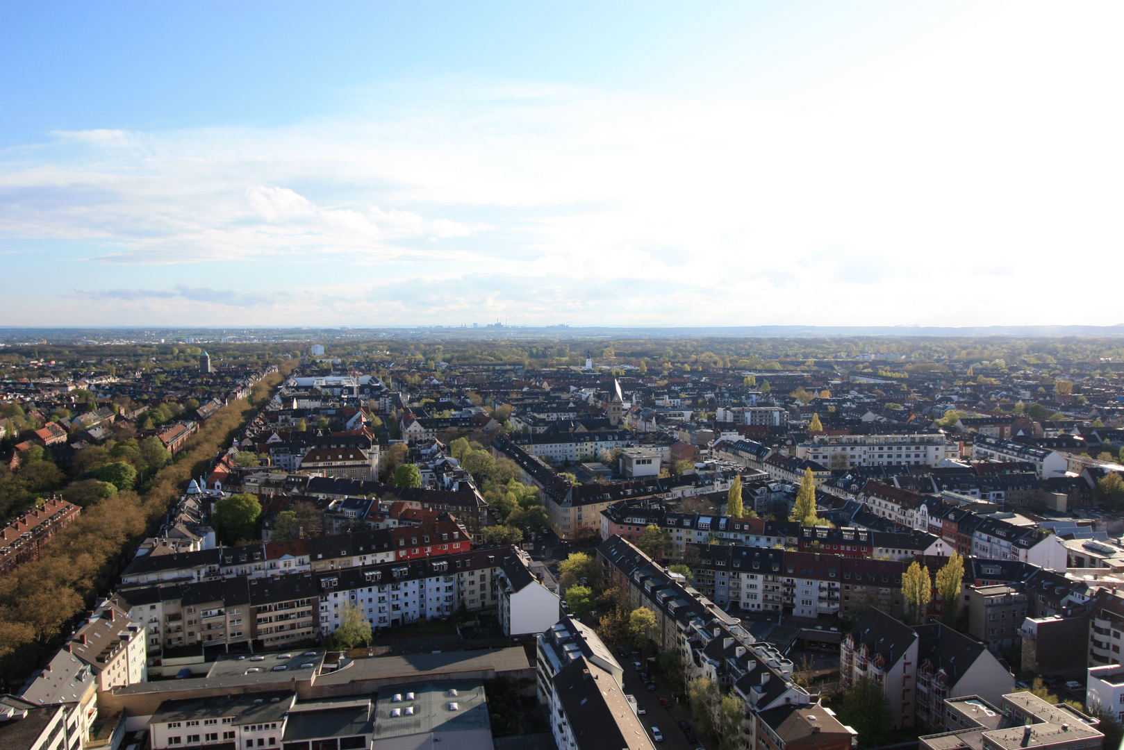 Blick vom Balkon