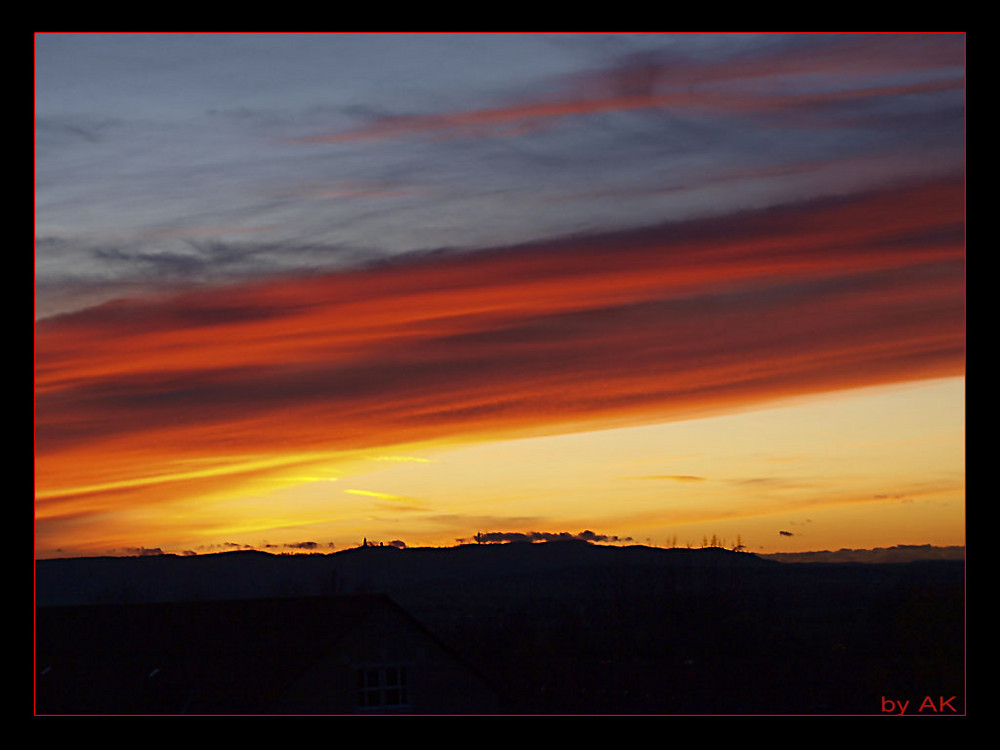 Blick vom Balkon