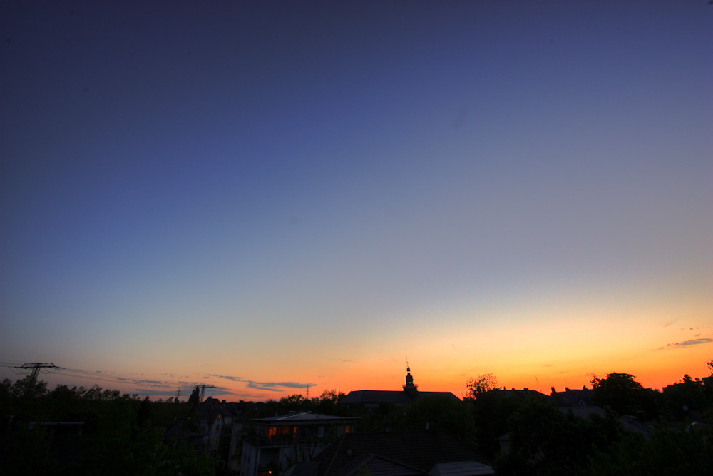 Blick vom Balkon