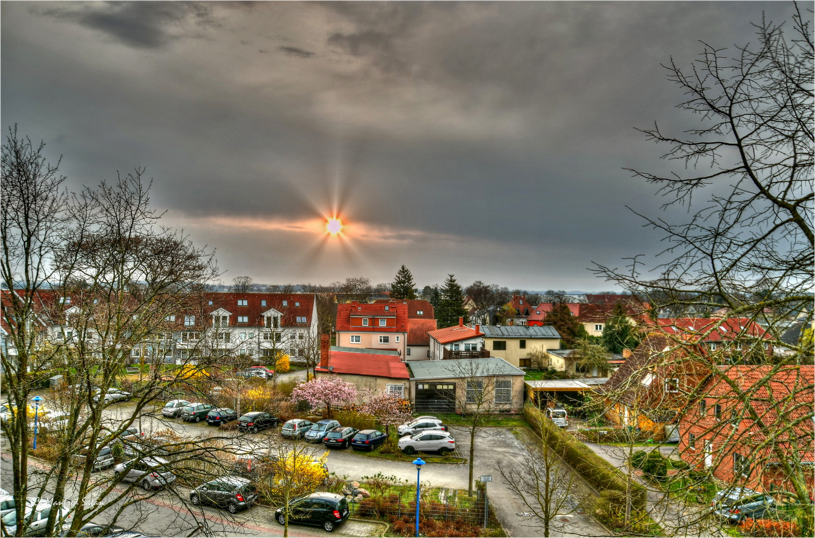 Blick vom Balkon...