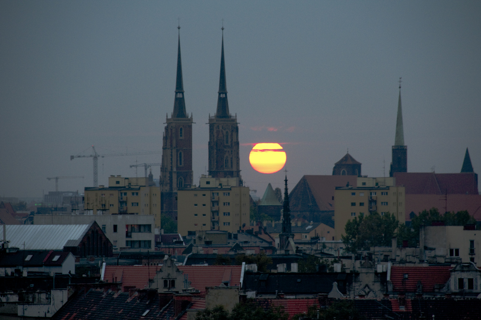 Blick vom Balkon