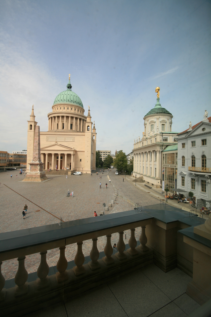 blick vom balkon