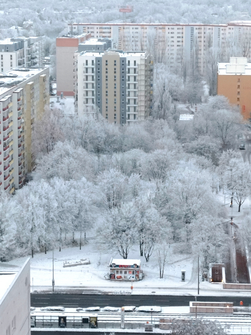 Blick vom Balkon