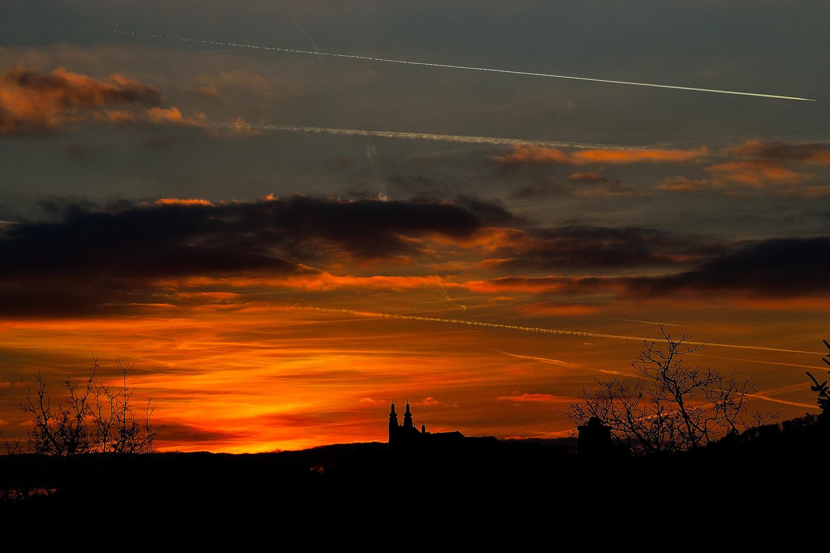 Blick vom Balkon