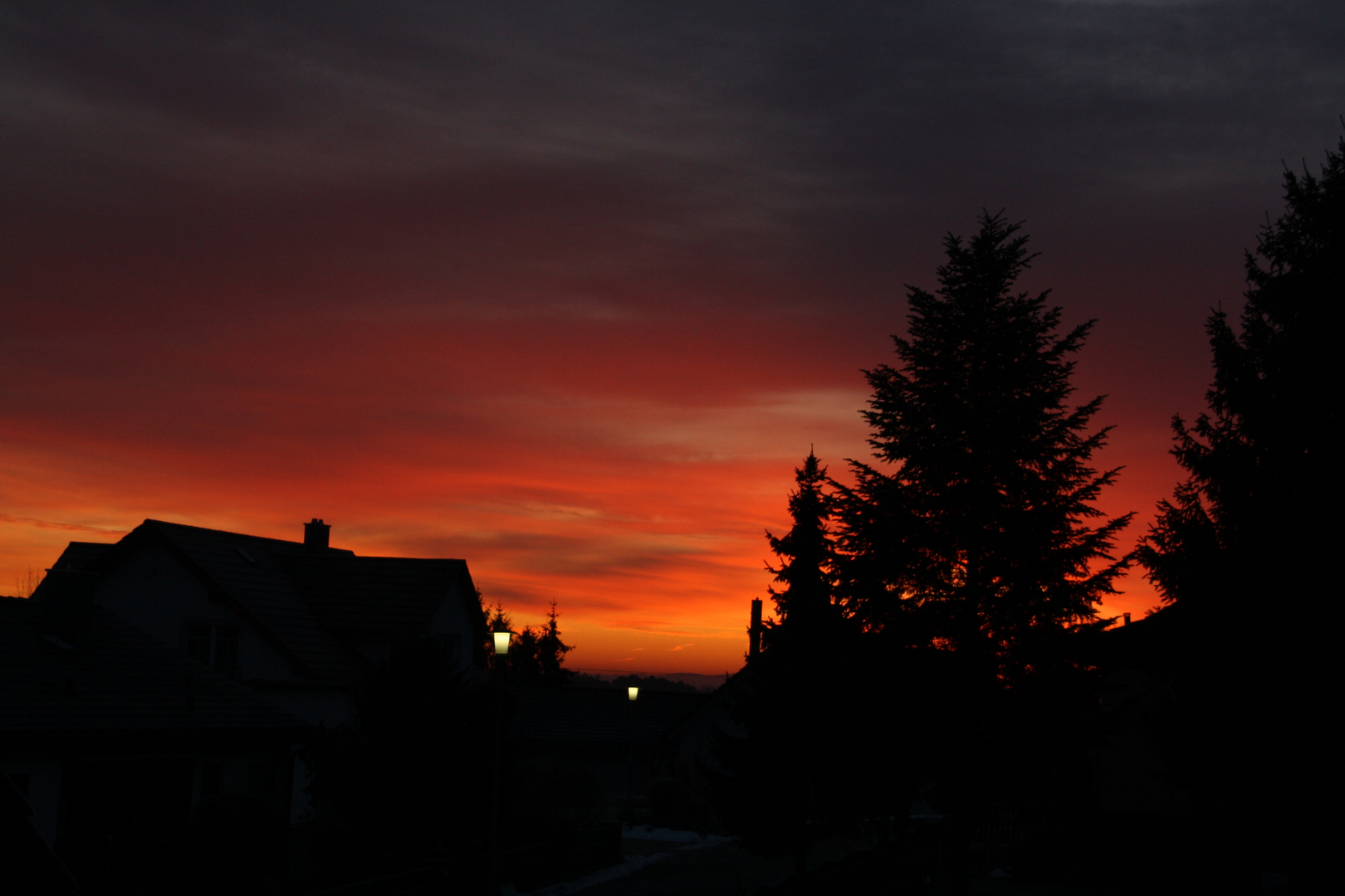 Blick vom Balkon