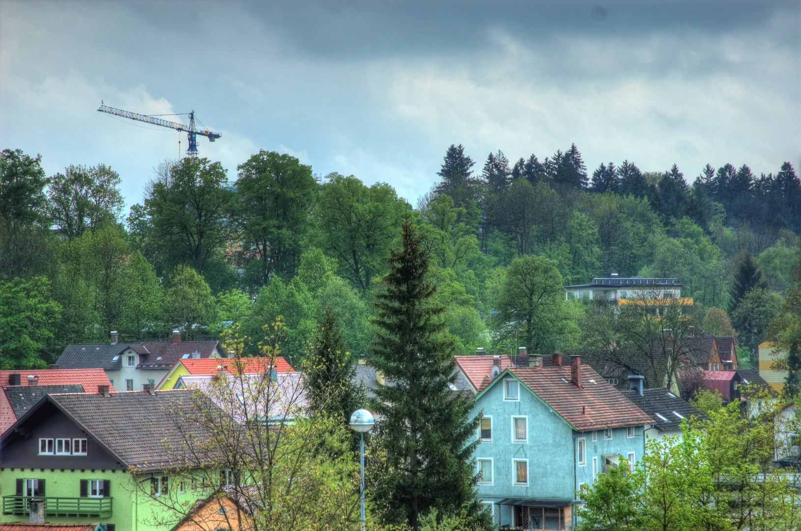 Blick vom Balkon