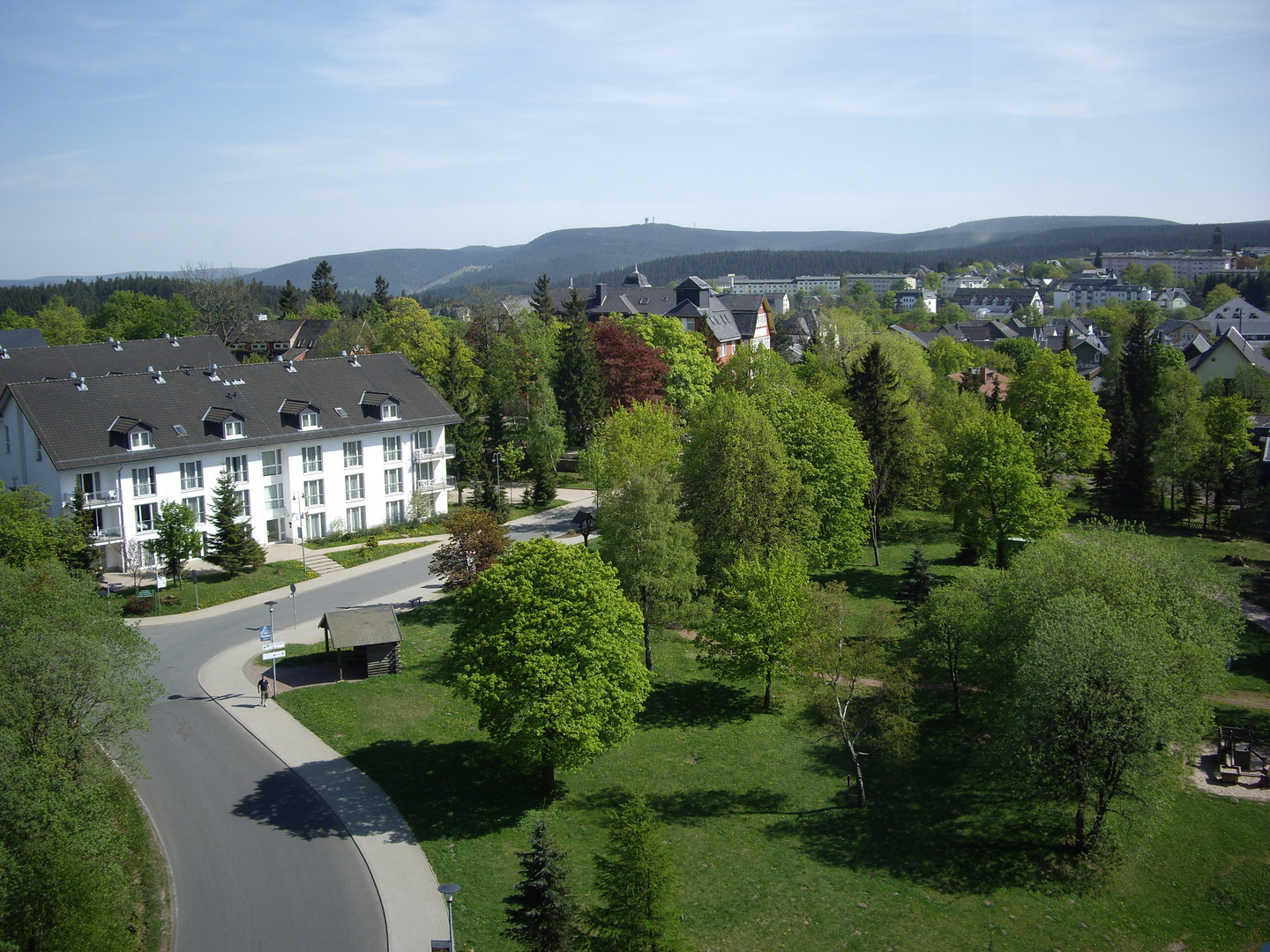 Blick vom Balkon