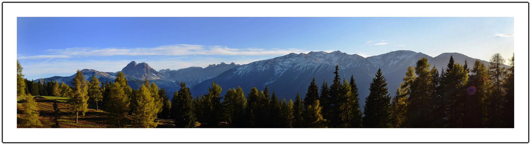 Blick vom Balkon