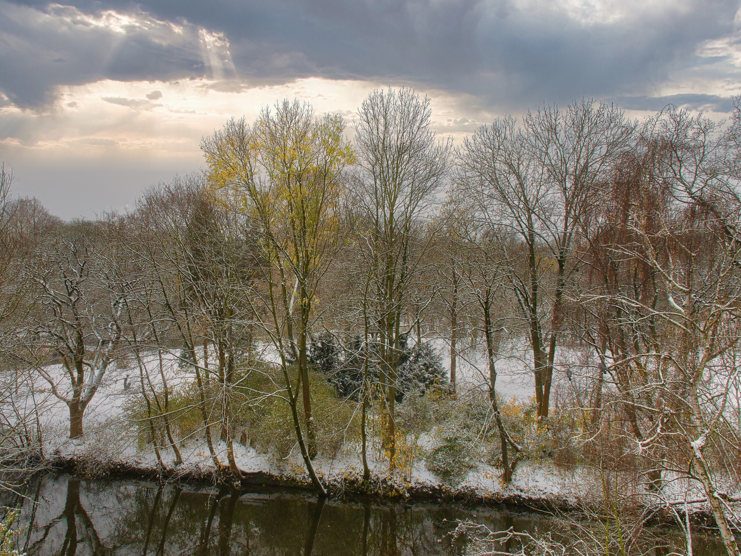 Blick vom Balkon