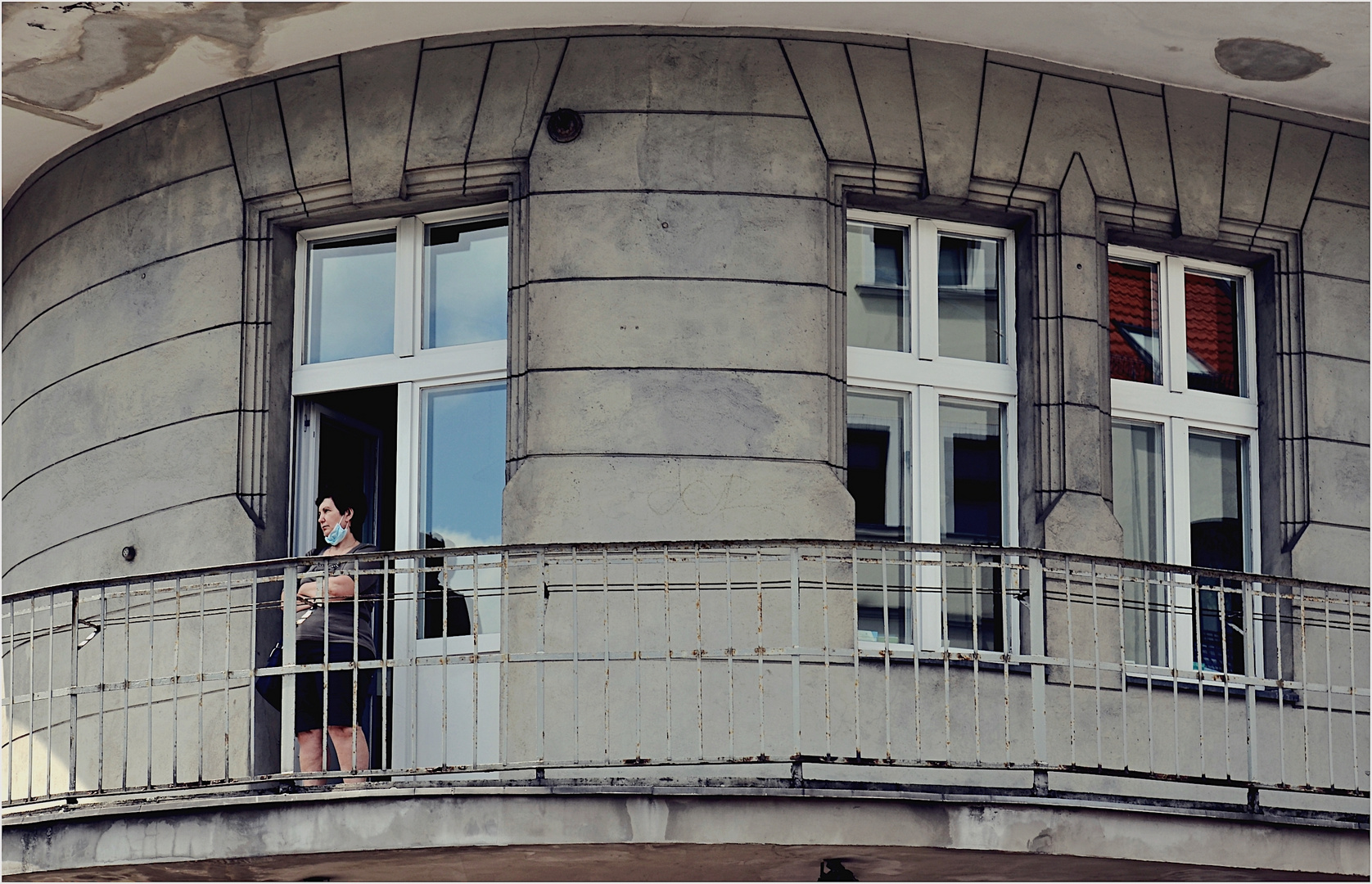 Blick vom Balkon 