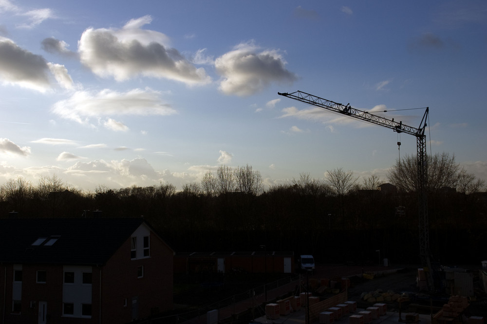 Blick vom Balkon heute