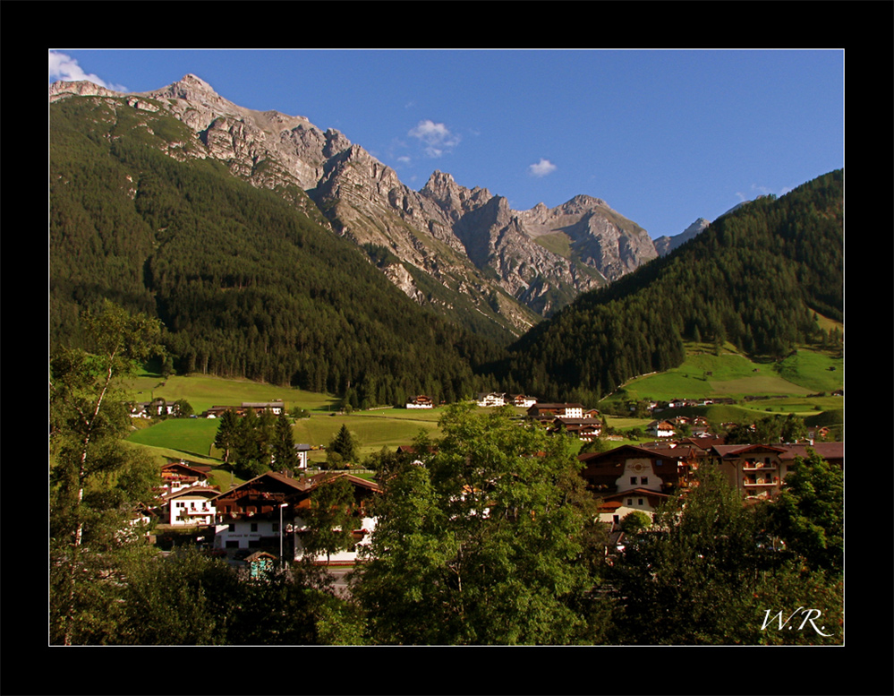 Blick vom Balkon unserer FW....