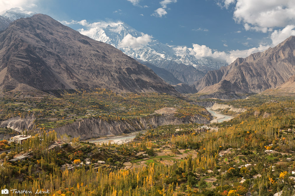 Blick vom Baltit Fort ...