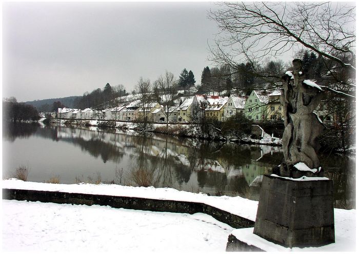 Blick vom Bamberger Hain über die Regnitz