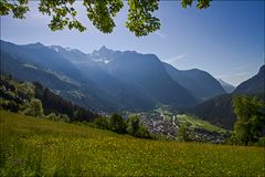 Blick (vom Bankl) ins vordere Ötztal