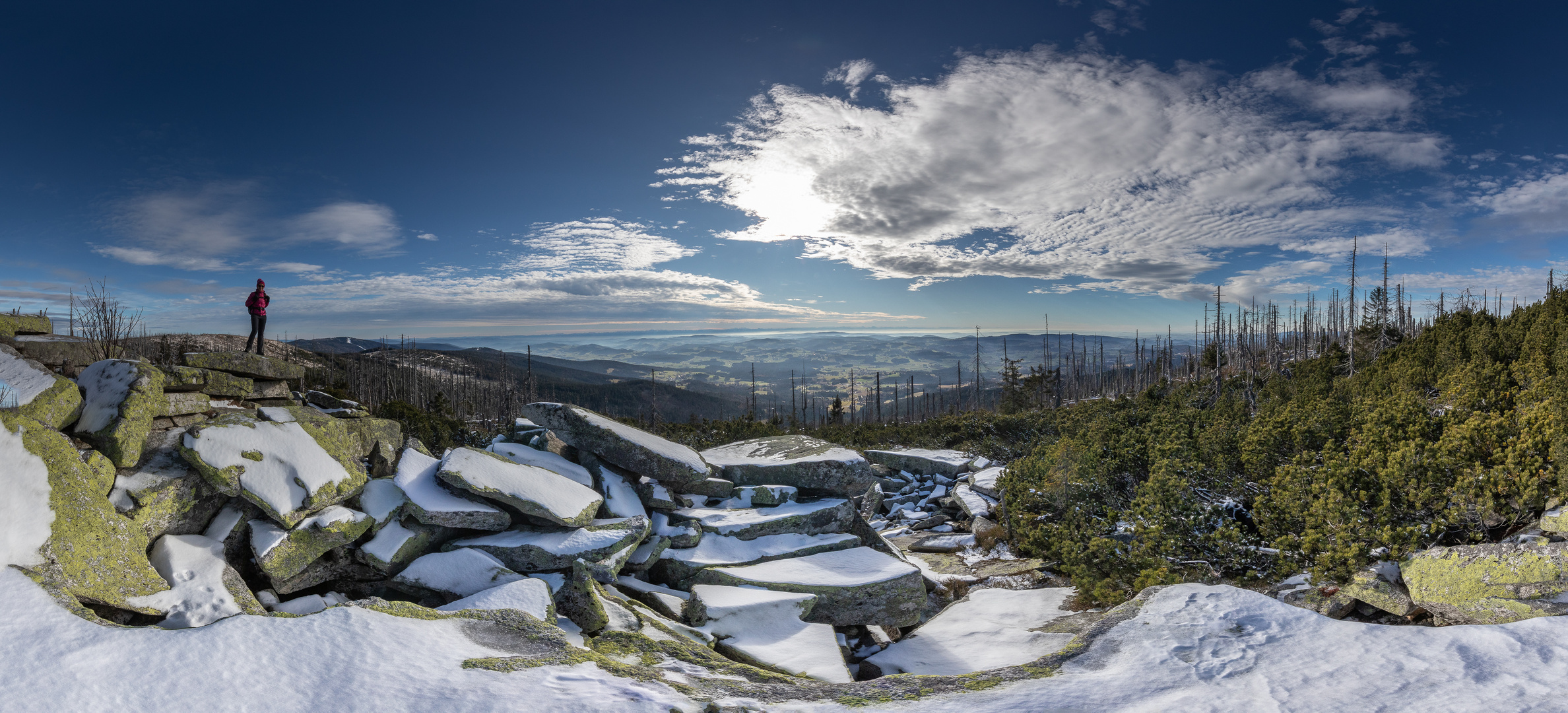 Blick vom bayrischen Plöckenstein 