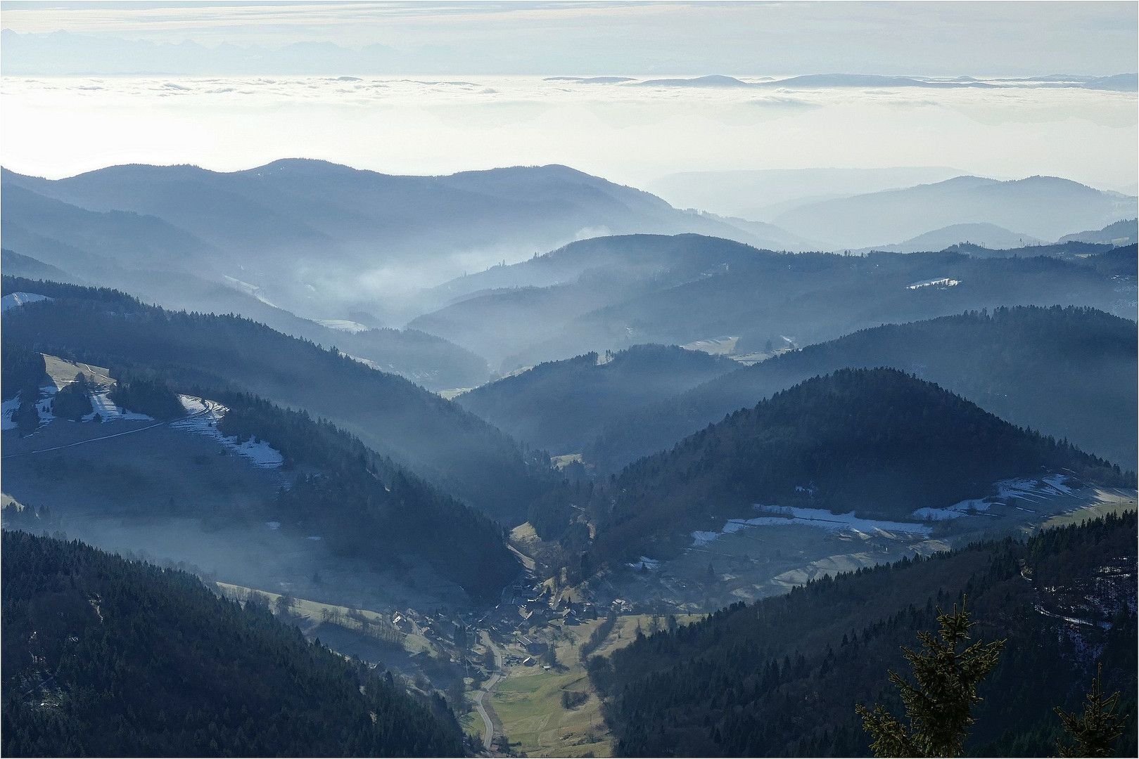 Blick vom BELCHEN 1414 m