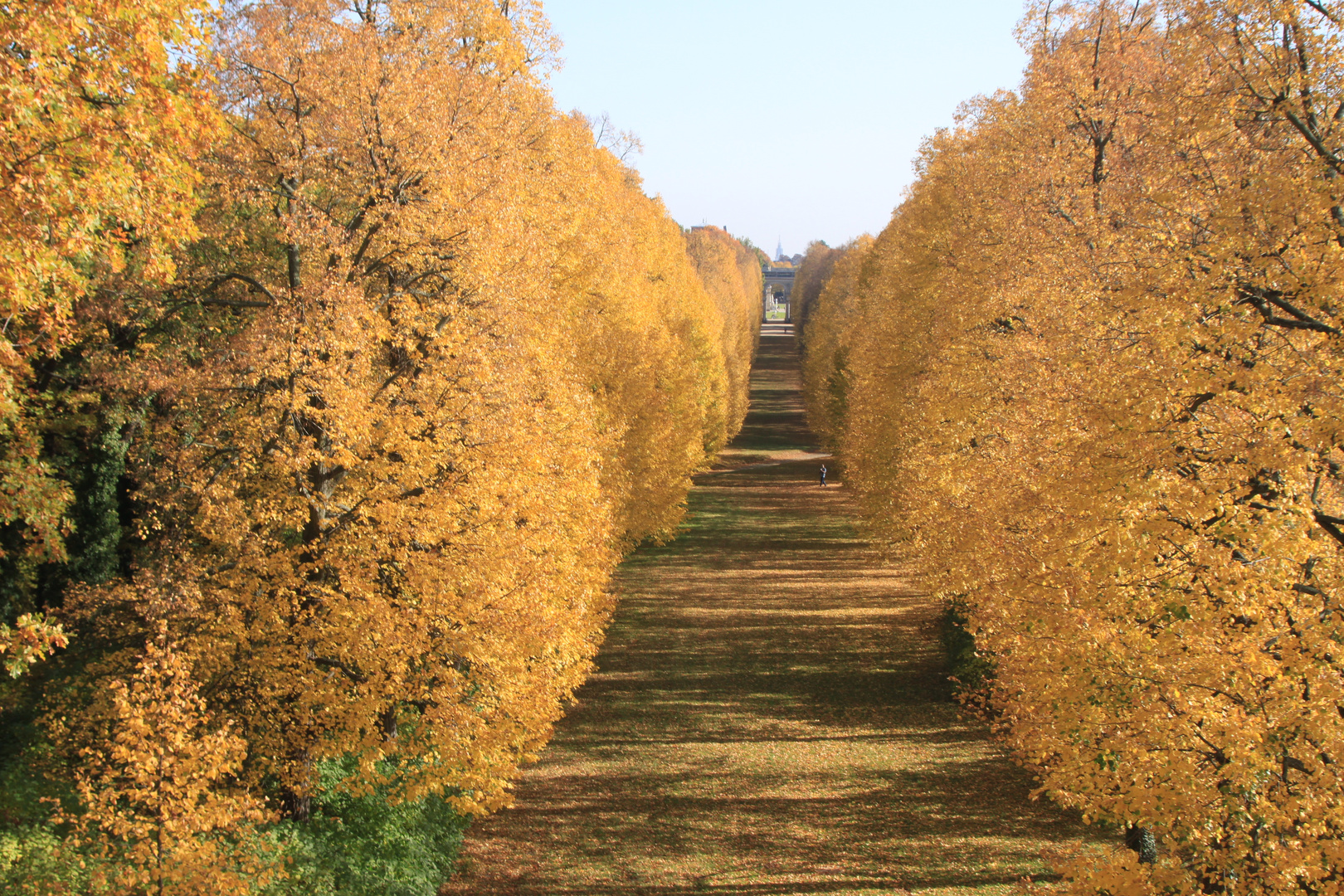 Blick vom Belvedere auf dem Klausberg Potsdam in Richtung Park Sanssouci