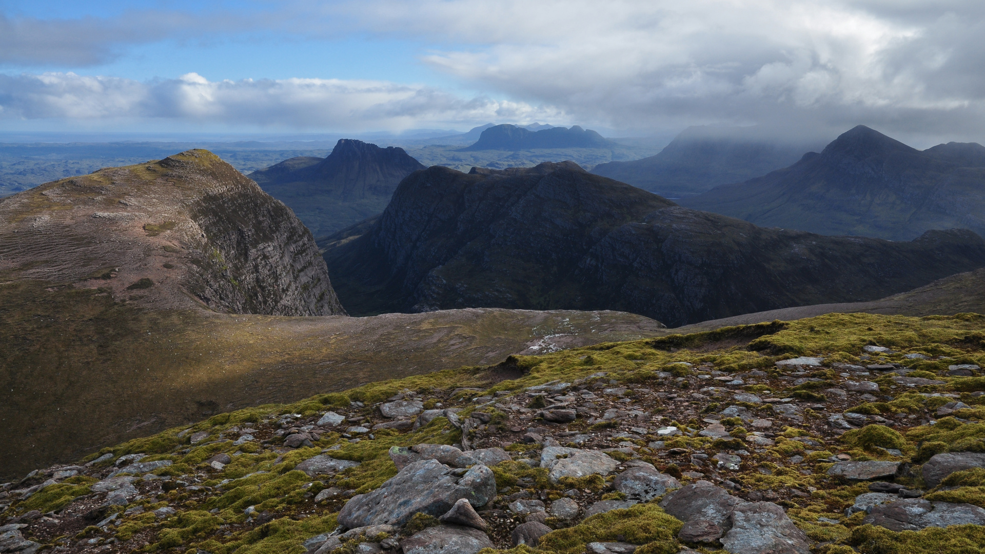 Blick vom Ben More Coigach.