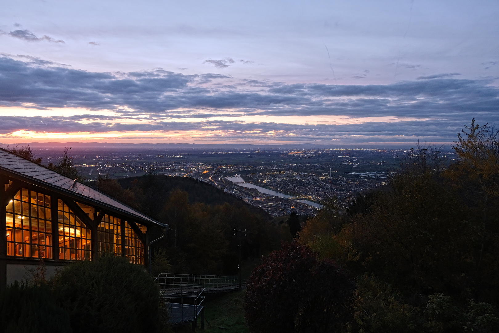 Blick vom Berg