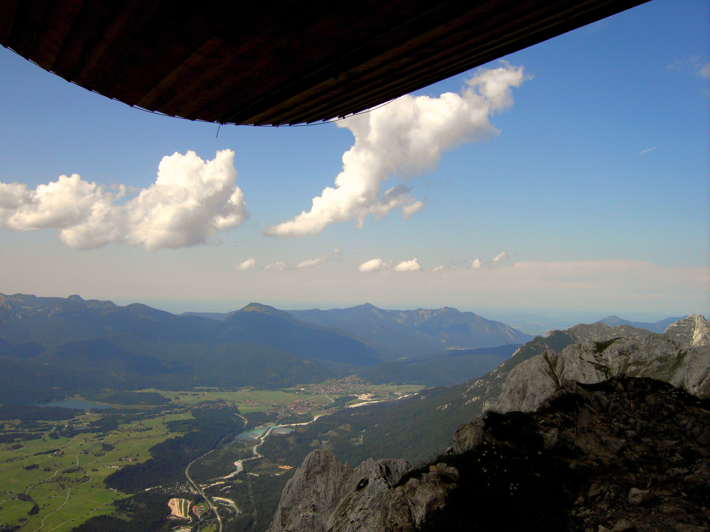 Blick vom Berg