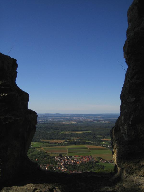 Blick vom Berg