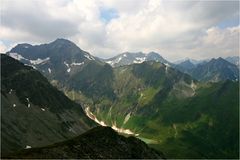 Blick vom Berger Kogel zum Berger See und Lasörling