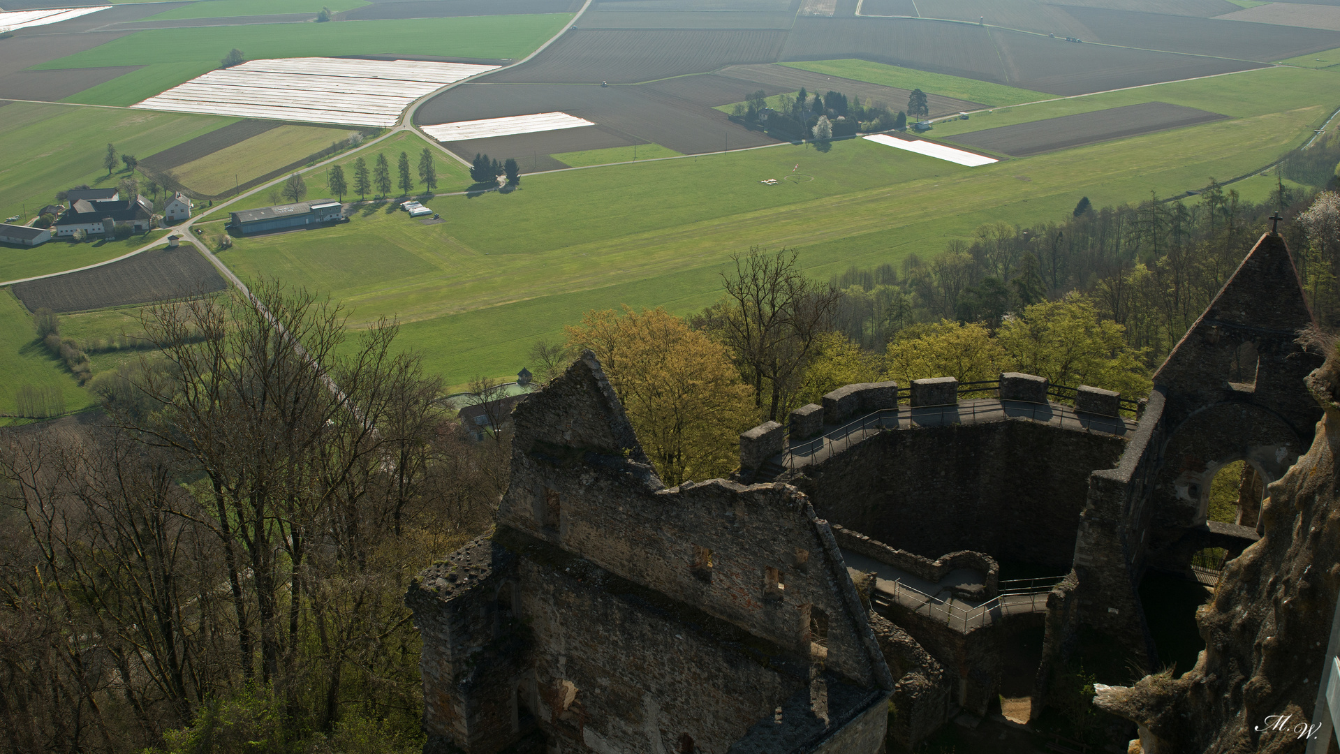 Blick vom Bergfried