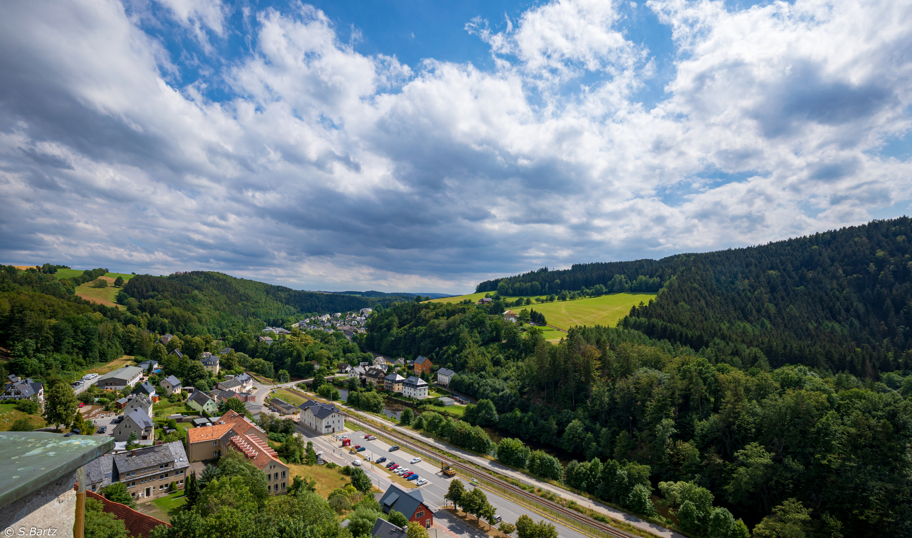 Blick vom Bergfried -  BurgScharfenstein (14)