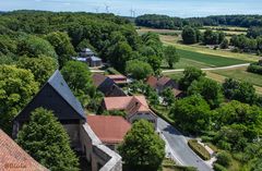 Blick vom Bergfried der Burg Zwernitz ...