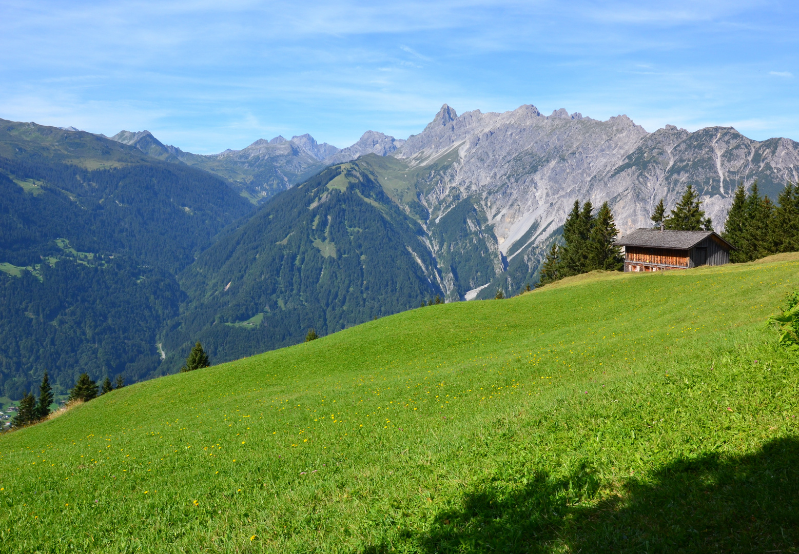 Blick vom Berggasthaus "Rellseck"…