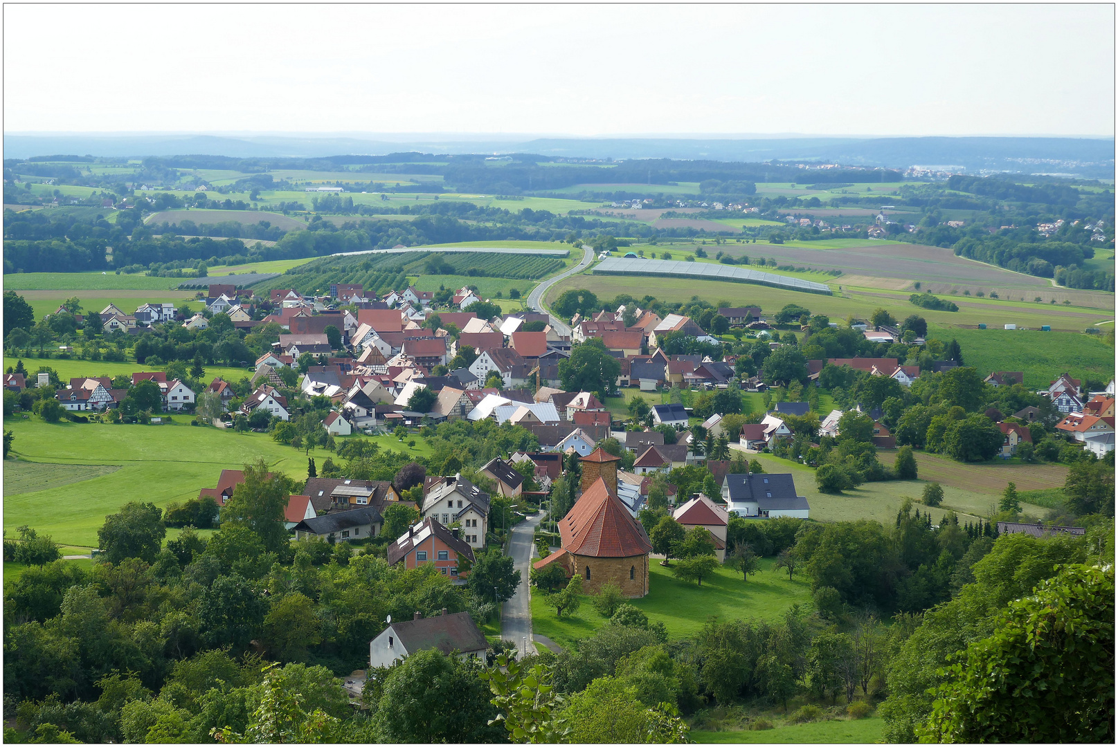 Blick vom Berggasthof Regensberg