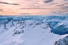 Blick vom Bergspitze