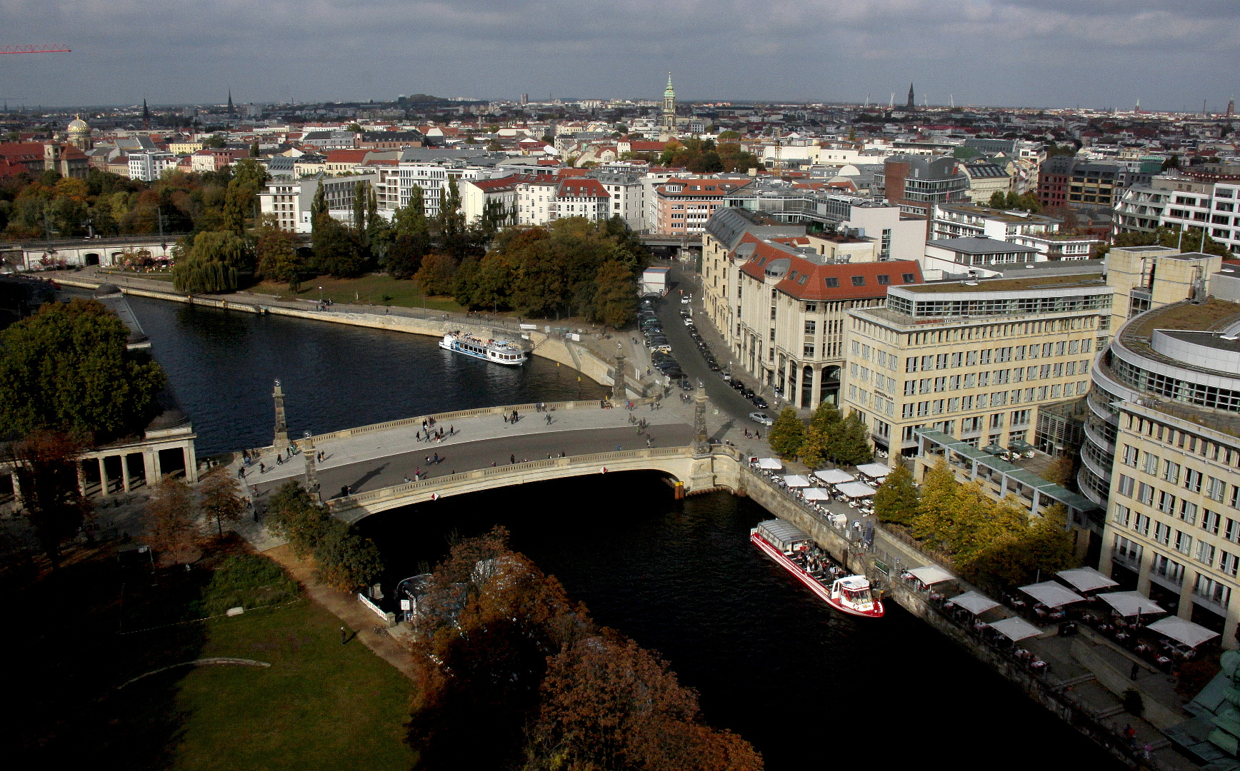 Blick vom Berliner Dom in nördlicher Richtung