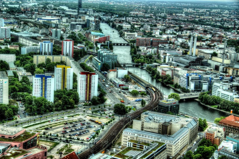 Blick vom Berliner Fernsehturm