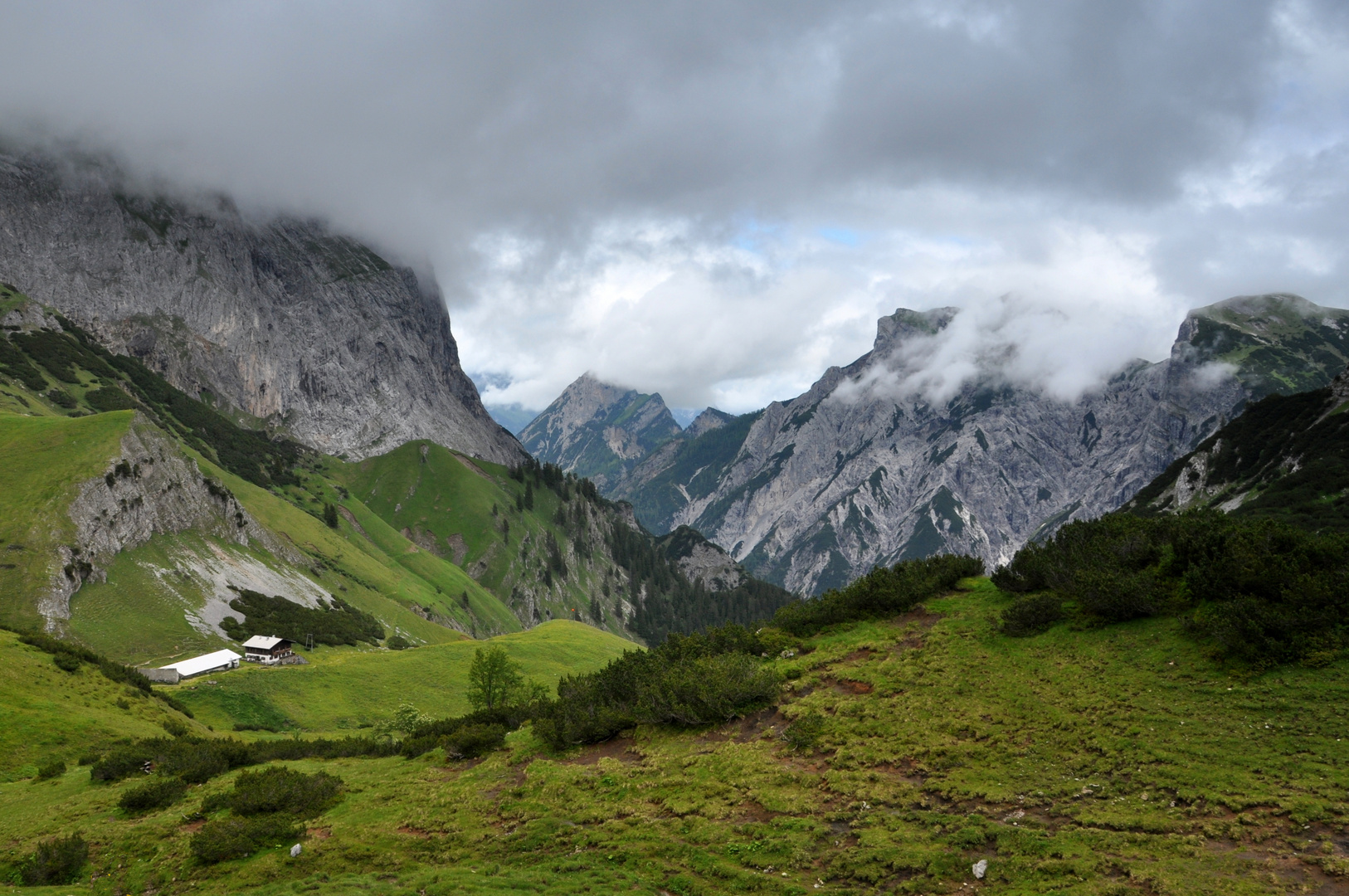 Blick vom Binssattel (Karwendel)