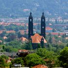 Blick vom Bismarckturm auf die Christuskirche