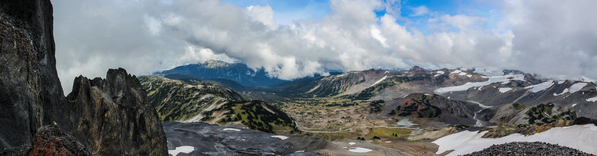 Blick vom Black Tusk