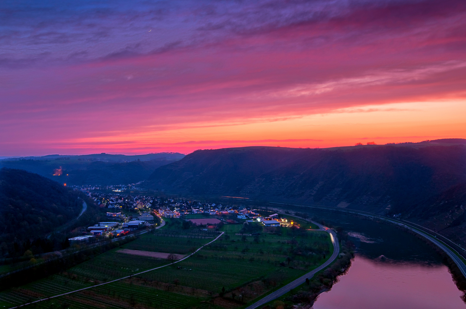 Blick vom Blumslay Richtung Kobern-Gondorf