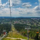 Blick vom Bocksberg zur Talstation