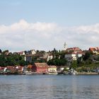 Blick vom Bodensee auf Meersburg