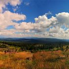 Blick vom Böhmerwald bei Bucina in den Bayerischen Wald