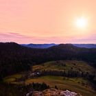 Blick vom Böllat ins Wannental