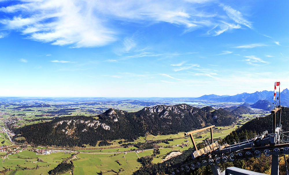 Blick vom Breitenberg Richtung Falkenstein