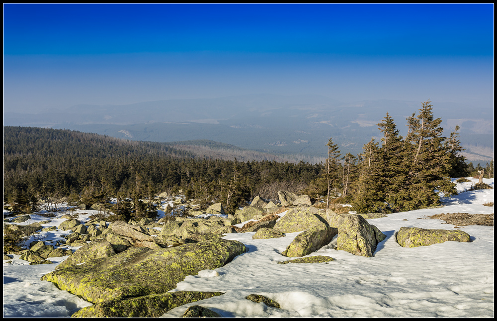 Blick vom Brocken im Harz