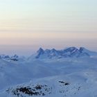 blick vom børrenosi (filefjell) richtung jotunheimen, norwegen