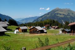 Blick vom Brunellawirt auf Garfrescha-Maisäss